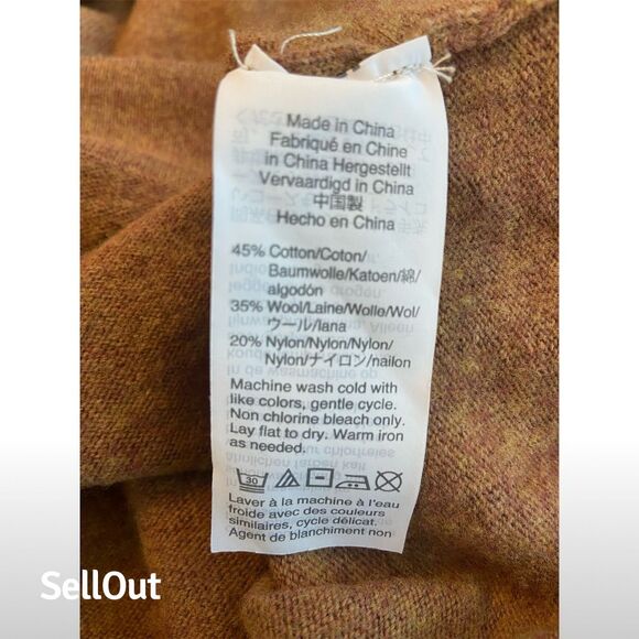 J.Crew Women's M Brown Pullover Sweater Long Sleeve Crew Neck Casual - Picture 4 of 4